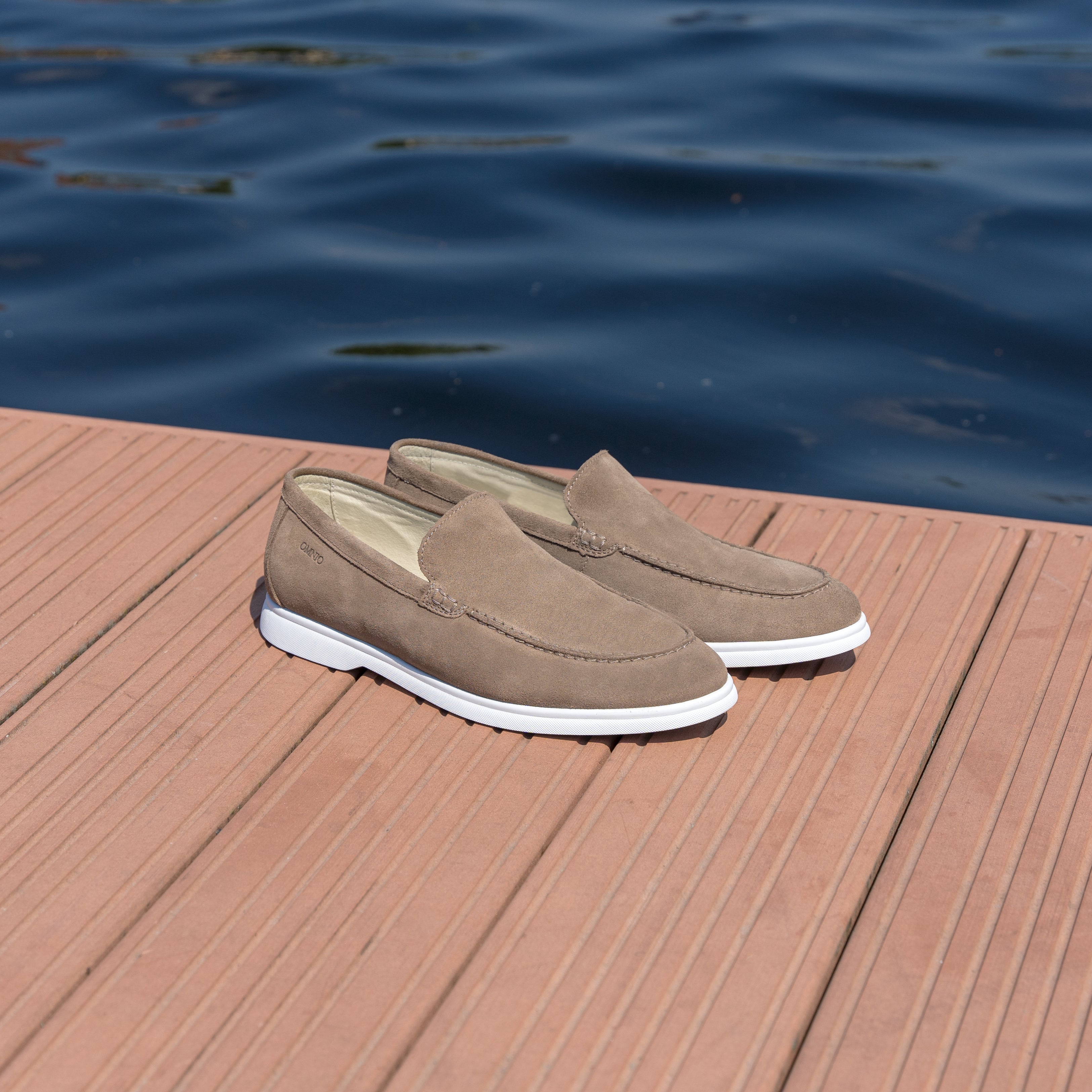 ACE LOAFER MOC Taupe Suede
