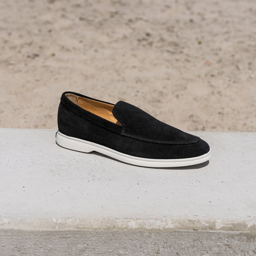 ACE LOAFER Black Suede