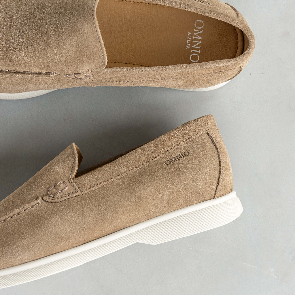 ACE LOAFER MOC Maroliv Suede