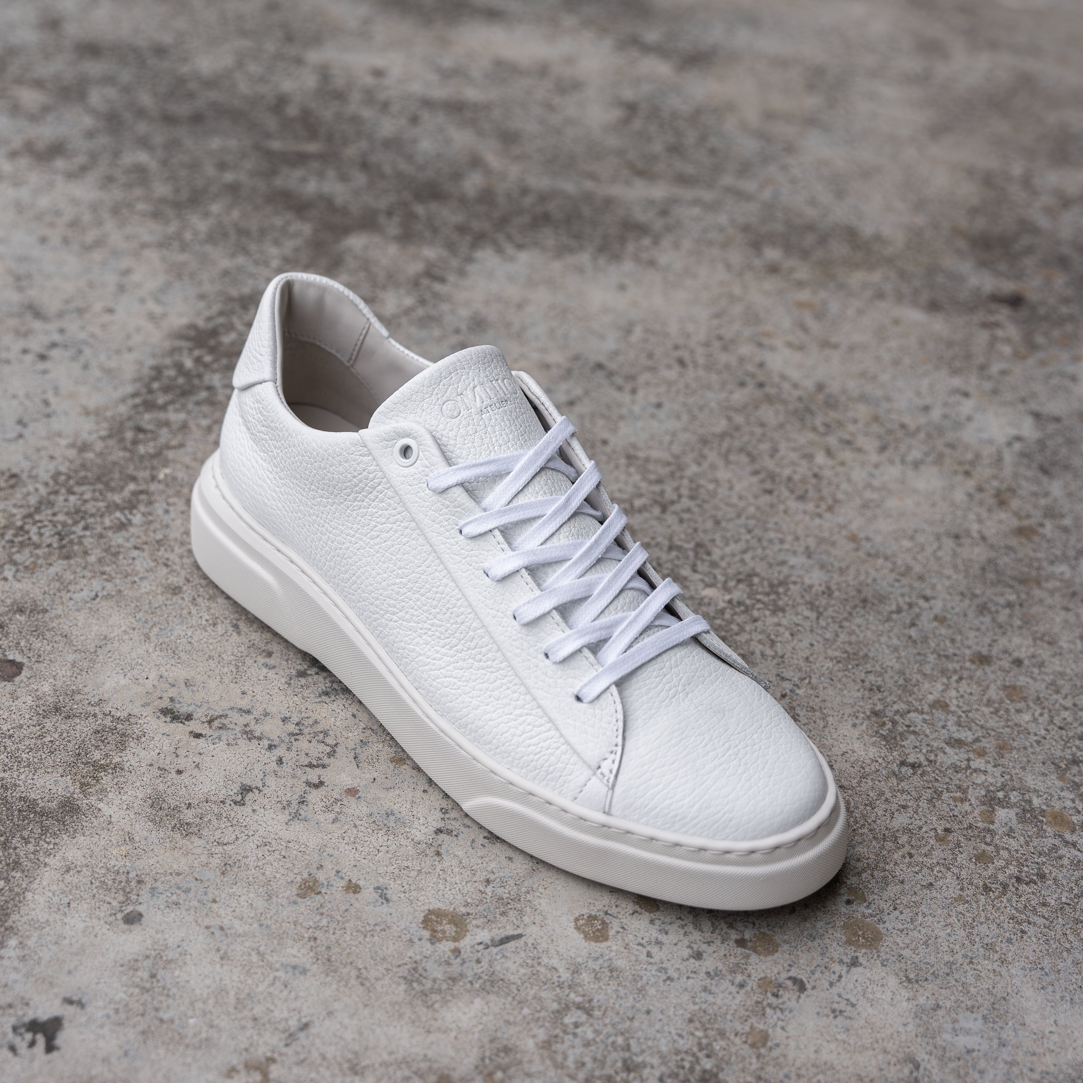 OMNIO KEA BASE White Leather Milled