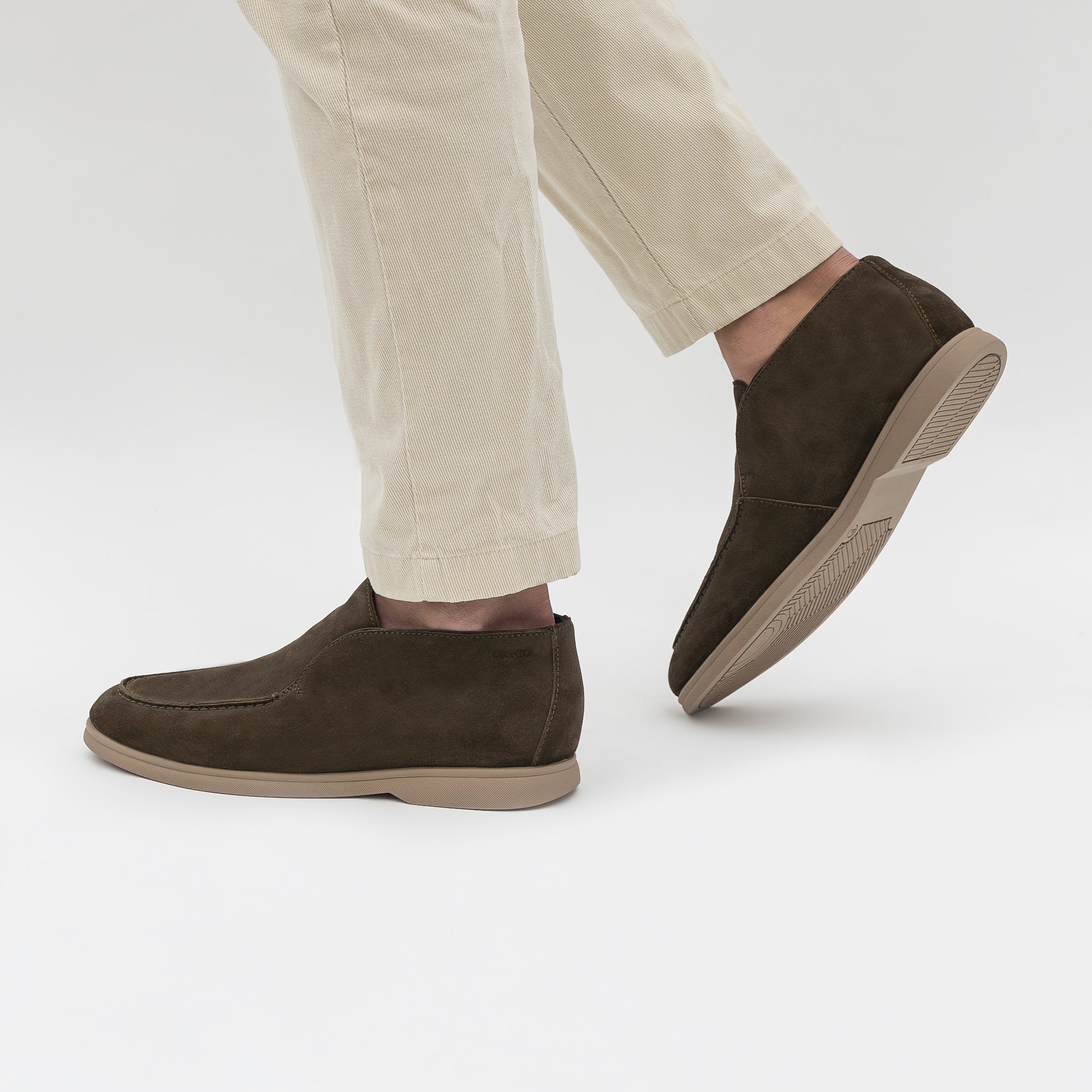 ACE MOC BOOT Army Green Suede