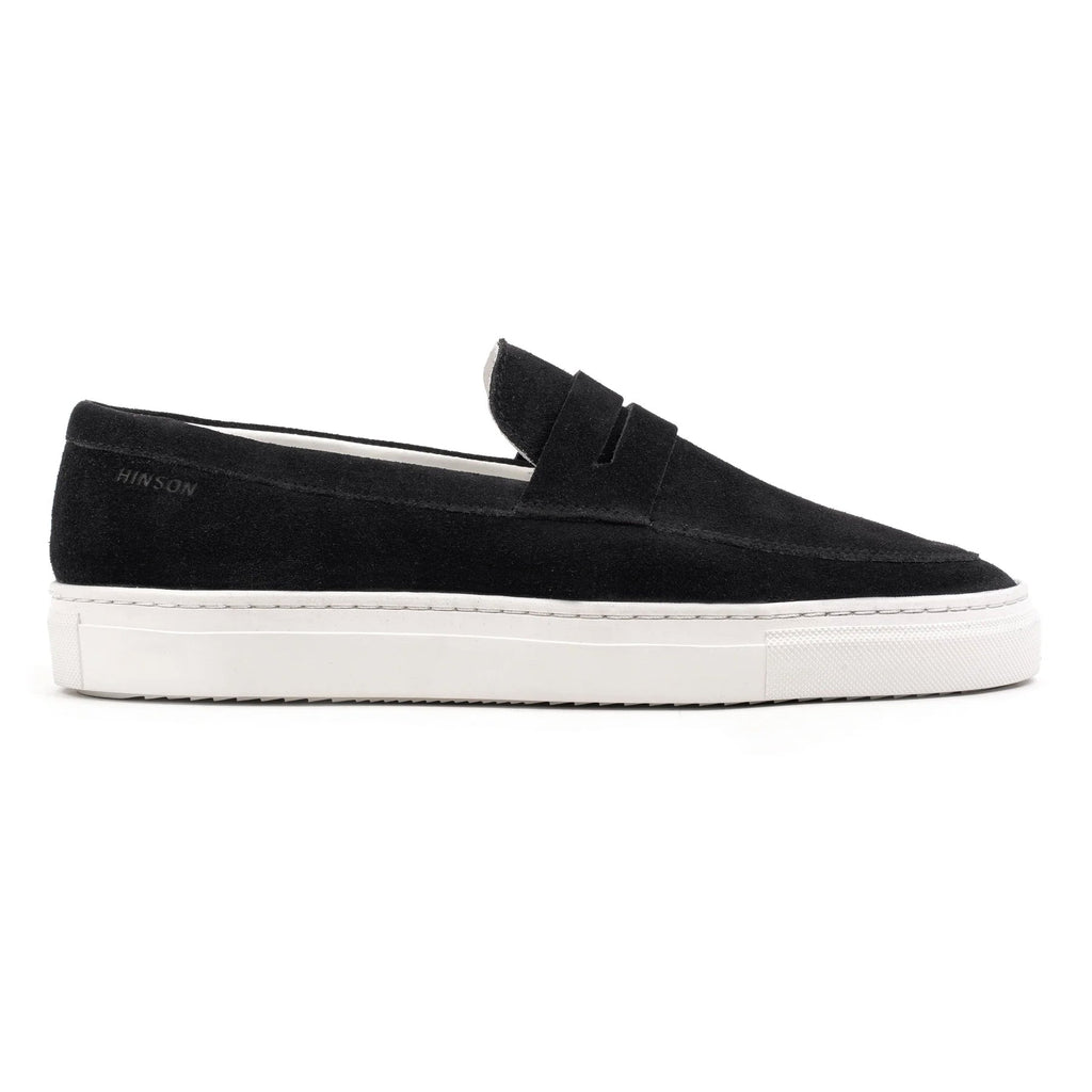 MALTON LOAFER SADDLE Black Suede