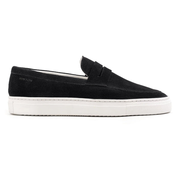 MALTON LOAFER SADDLE Black Suede